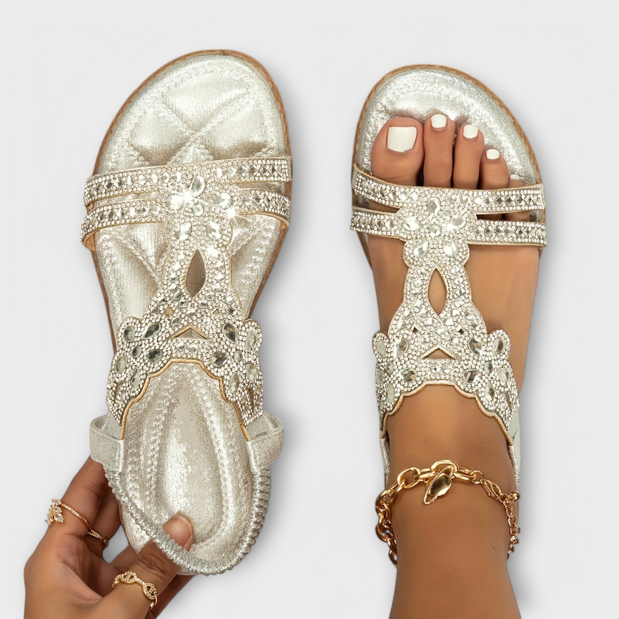 Rosalie - Sandálias ortopédicas com estilo boho
