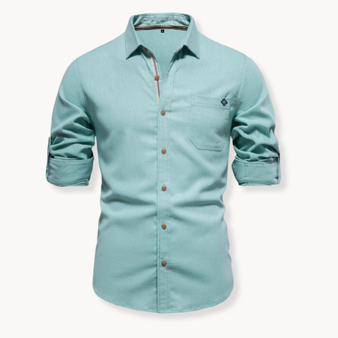Blusa - Mistura Respirável Fecho Frontal